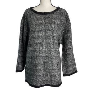 Leon Max Limited Edition Mohair Wool Blend Gray Sweater -‎ Large